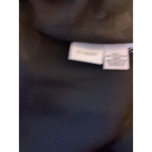 Ann Taylor Loft Floral Dress Size 14 Black Green White - Picture 6 of 6